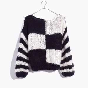 Madewell x Maiami Checker Big Sweater